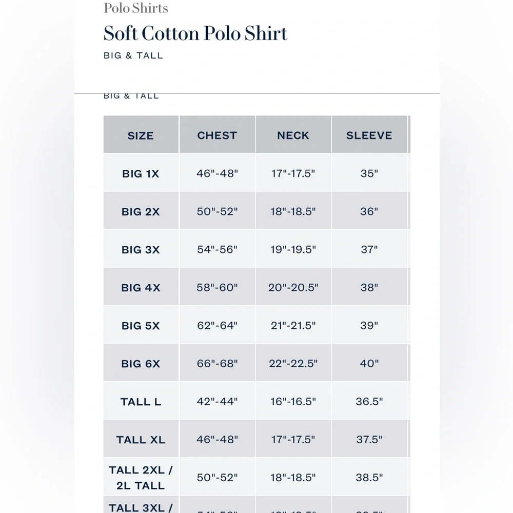 Polo Ralph Lauren Mens 4XB Classic Fit Short Sleeve Soft Touch Polo Shirt White
